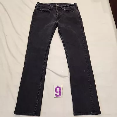 True Religion Men's Size 36 X 32 Black Wash  Slim Fit No Flap Jeans • $39.99