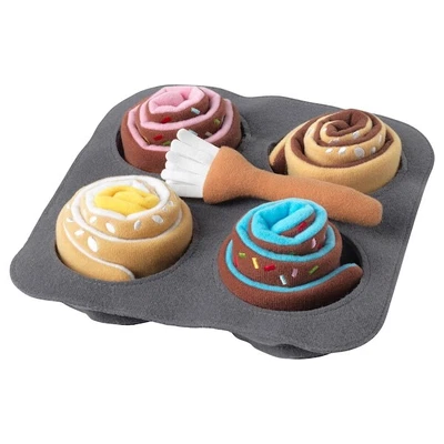 Ikea DUKTIG 6-piece Roll Set Cinnamon/bun • £17.29
