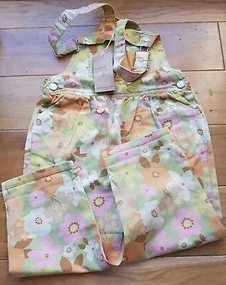 £10 • Buy Next Girls Floral Dungarees, 4-5 Years, Bnwt