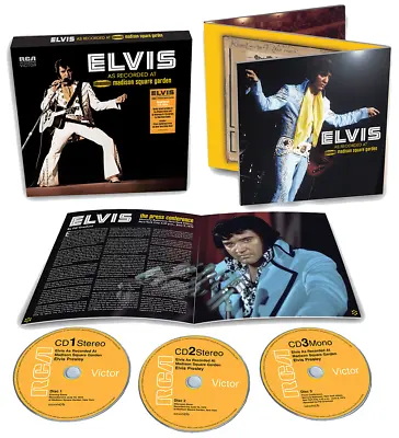 Elvis As Recorded At Madison Square Garden' 3-CD Box Set From FTD (Elvis Presley • $87.28