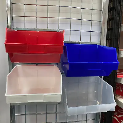 Large Storage Box Slatbox Shelfbox Grid Mesh Panel Display • £23.18