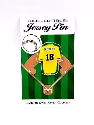 Pittsburgh Pirates Omar Moreno Jersey Lapel Pin-Classic RETRO Collectible • $10.35