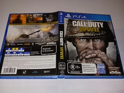 Call Of Duty Wwii (sony Ps4 Game  R18+) • $19.95