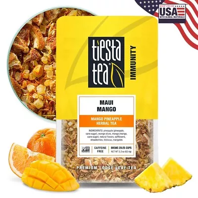 Tiesta Tea - Maui Mango Mango Pineapple Herbal Tea Premium Loose Leaf Tea Ble... • $12.52