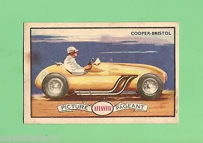 #d66.  Atlantic  Petroleum Racing Cars  Card #43  Cooper Bristol • $10