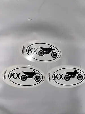 3 Kawasaki KX Dirt Bike Stickers New Nice Car Truck SUV Camper • $4.48