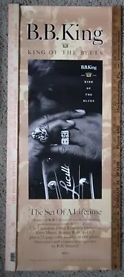 B.B. King Rare Original 1992 MCA Store Promo Poster King Of The Blues 36 X14  • $14.99