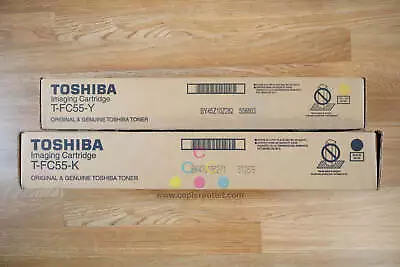 Genuine Toshiba T-FC55 YK Toner Cartridges ESTUDIO 5520C/6530C Same Day Shipping • $180