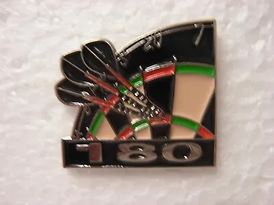 180 Darts Pin Badge. Lapel. Brand New. 3 Darts Treble 20. Metal. Enamel.  • £1.80