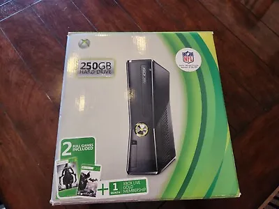 Authentic Xbox 360 Console 250GB In Box And Kinect No Controller • $99