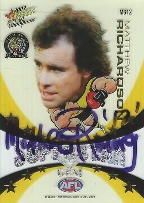 $49.99 • Buy ✺Signed✺ 2009 RICHMOND TIGERS AFL Card MATTHEW RICHARDSON Superstar Gem