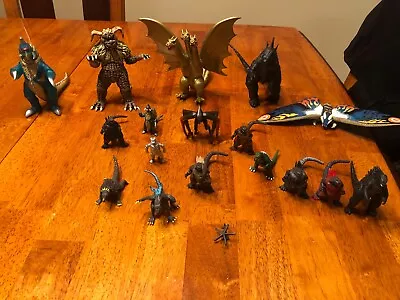 Godzilla Action Figure Lot 17 Figures Mini And Large • $35