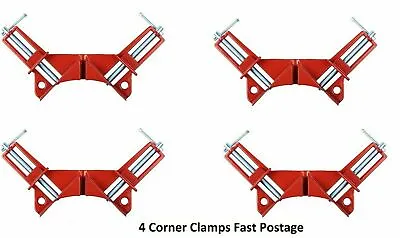 4 Right Angle Corner Clamp Photo For Picture Frames Mitre Framers Vice Hand Tool • £17.99