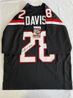 Mike Davis Atlanta Falcons Rare Signed Autographed Jersey JSA COA • $140