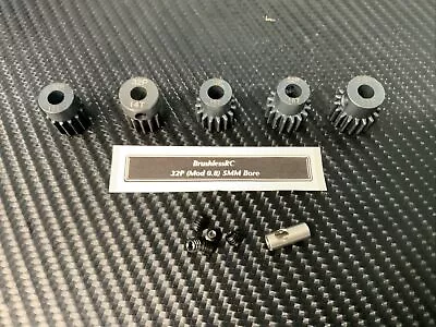 Mod .8 32P Steel Pinion Gear Set 13T 14T 15T 16T 17T For 32 Pitch Spur Gear 5mm • $14.95