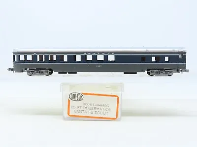 N Scale Con-Cor 0001-04042C ATSF Santa Fe 'Scout' 85' Observation Passenger 3197 • $34.95