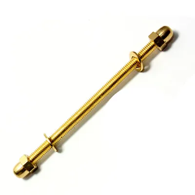 M5 X 88-90mm Brass Bar Fitted With 2 X Brass Dome Nuts & 2 X Brass Washers • £5.10