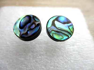 Abalone Shell Stud Earrings 12mm • £4.79