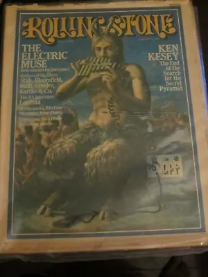 Rolling Stone Magazine February 1975 The Electric Muse Ken Kesey No Label (B) • $9.99