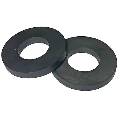 2 Pack Ceramic Ring Magnets Ferrite Strong Magnetic Material Free& Fast Shipping • $6.45