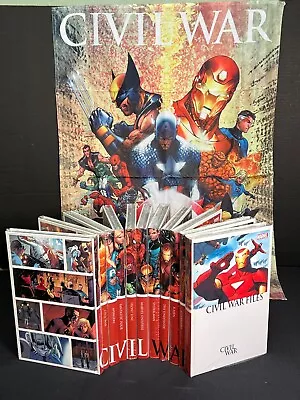 💥 BRAND NEW Marvel Civil War 11 Hardcover Book Box Set W/O Slipcase OOP 💥 • $389.31