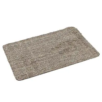 Magic Anti-Skid Clean Step Absorbent Door Mat Dirt Trapper Kitchen Doormat Brown • £8.95