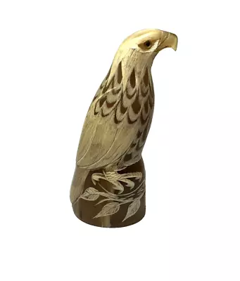 Vintage Carved Buffalo Horn Eagle • $10