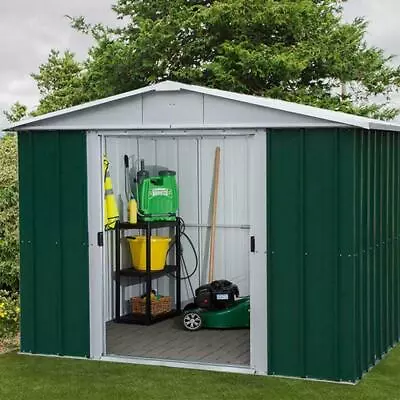 Garden Shed 8 X 7ft Yardmaster Apex Metal  Shed - Assembly Available • £449.98