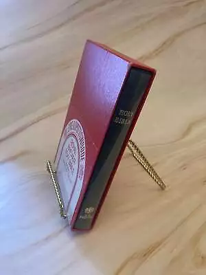 Green Leather Holy Bible 1991 - Royal Brevier Text Bible Eyre & Spottiswoode - • £42.50