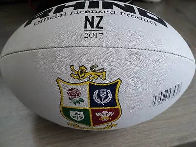 £3.99 • Buy British Lions 2017 Full Size (5) Rhino Rugby Ball From The Tour Of New Zealand 