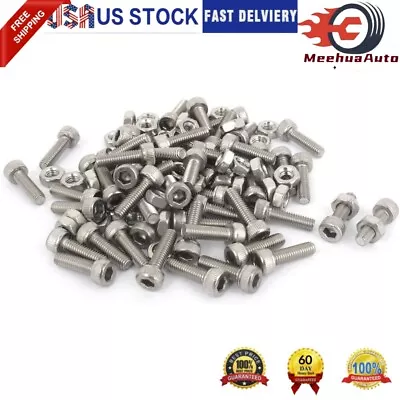 M3 X 3mm Metric A2 Stainless Steel Allen Hex Socket Cap Head Screw Bolt DIN 912 • $5.03