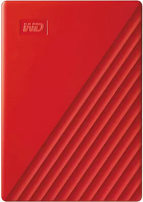 WD 2TB My Passport Portable External 2.5  Hard Drive Storage HDD USB 3.0 Red • $148