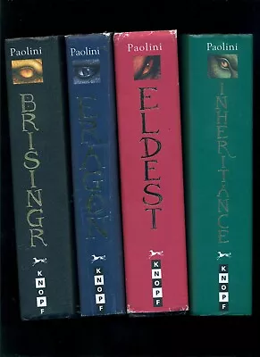 Inheritance Cycle Complete Hardcover Set: Eragon Eldest Brisingr Inheritance • $34