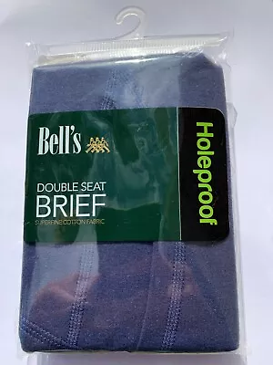 Bell's Holeproof Double Seat Briefs Navy Blue Size 85cm (16) Underwear M1789 • $19.90