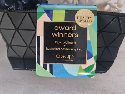 Asap  Moisturiser Liquid Platinum And Hydrating Defence Spf 50+ Pack. New Stock • $55