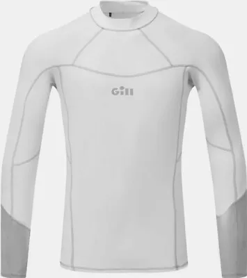 £32.99 • Buy Gill Mens Pro Long Sleeve Rash Vest Top - WHITE - SIZE LARGE