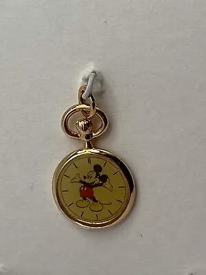 Vintage 12kt Gold Filled Mickey Mouse Walt Disney Van Dell Mirror Charm Pendant • $24.99