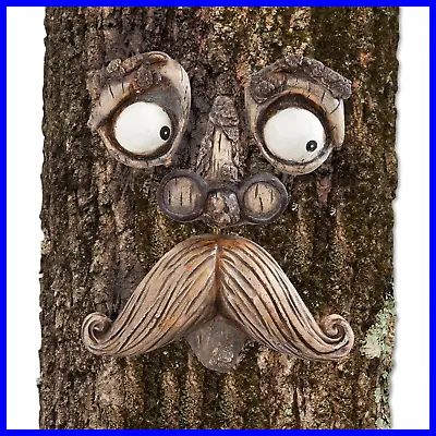 Old Man Tree Hugger Garden Peeker Yard Art Outdoor Sculpture Whimsical Face Deco • $19.99