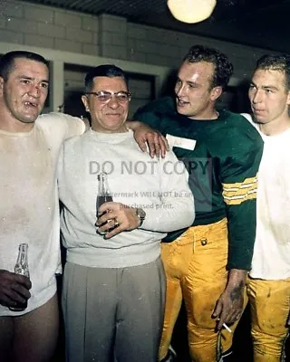 Vince Lombardi Paul Hornung & Bart Starr Green Bay Packers  8x10 Photo (dd-072) • $8.87