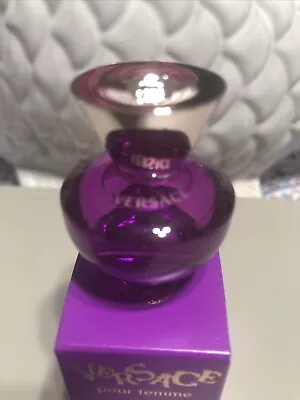 Versace Dylan Purple Eau De Parfum 0.17 Oz 5 ML Women Perfume MINI Bottle NIB • $14.50