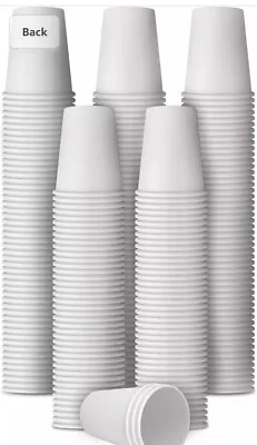 1000 Pcs Disposable Paper Cups For Hot And Cold Drinks  / 7oz – 180ml  • £34.95