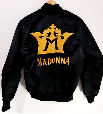 Madonna Blond Ambition Tour 1990 Bomber Talent Crew Jacket - Never Sold - Rare • $3950