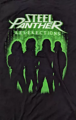 New Steel Panther - Res-Erections Black Men All Size Shirt NG793 • $18.99