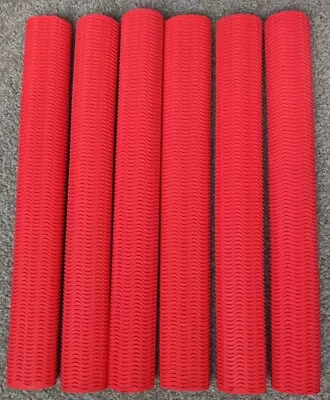 6x RIPPLE Cricket Bat Grips - RED - Oz Stock • $17.94