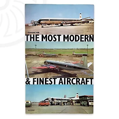 Vintage Poster 'The Most Modern & Finest Aircraft'  BEA British European Airways • $217.80