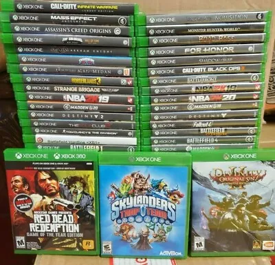 Xbox One And Xbox Series X Games Pick And Choose Lot Clean And Tested • $8.99