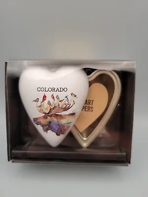 Demdaco Art Heart Keeper Trinket Box Colorado Gift Moose Birds Keepsake Memory • $10