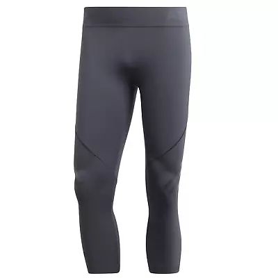 Adidas Men's Running Leggings (Size XS) Essentials 3/4 Alphaskin Pants - New • £19.99