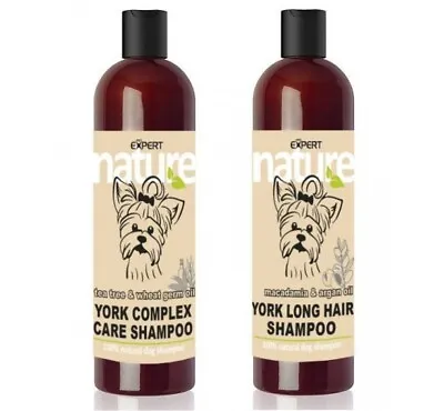 Natural Dog Shampoo York Pet Puppy Long Hair Complex Care Terrier Dogs • £7.95