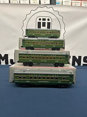 Williams Luxury Lines Green O-27 Streamliner 4-Car Passenger Set 43252 • $179.99